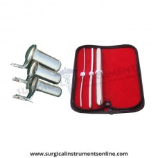 Hegar uterine dilator 3 pieces set,3-4, 7-8, 17-18, collin 3pcs
